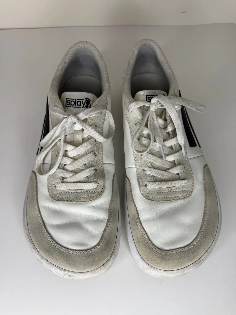 Splay Shoes 101 Graphite Lace Up Low Top Sneakers Retro Barefoot Mens Size 11